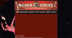 Desktop Screenshot of mclarencircus.co.za